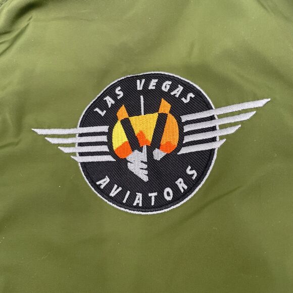 Las Vegas Aviators Jacket S Olive Green Minor League Baseball MILB Lightweight - Picture 4 of 13